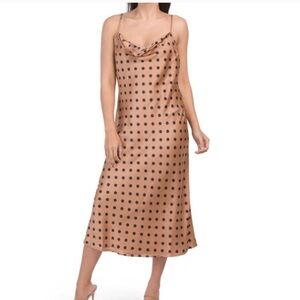 Polka Dot Slip Dress